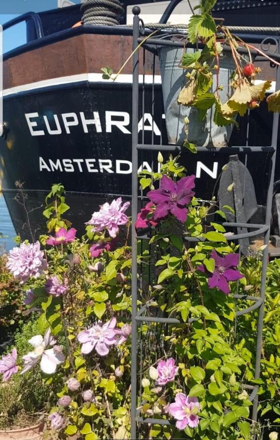Wheelhouse Euphrate Houseboat Bed and Breakfast Diemerbrug Εξωτερικό φωτογραφία